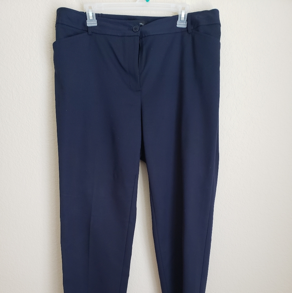Talbot's Navy Blue Hampshire Ankle Fit sz 16W